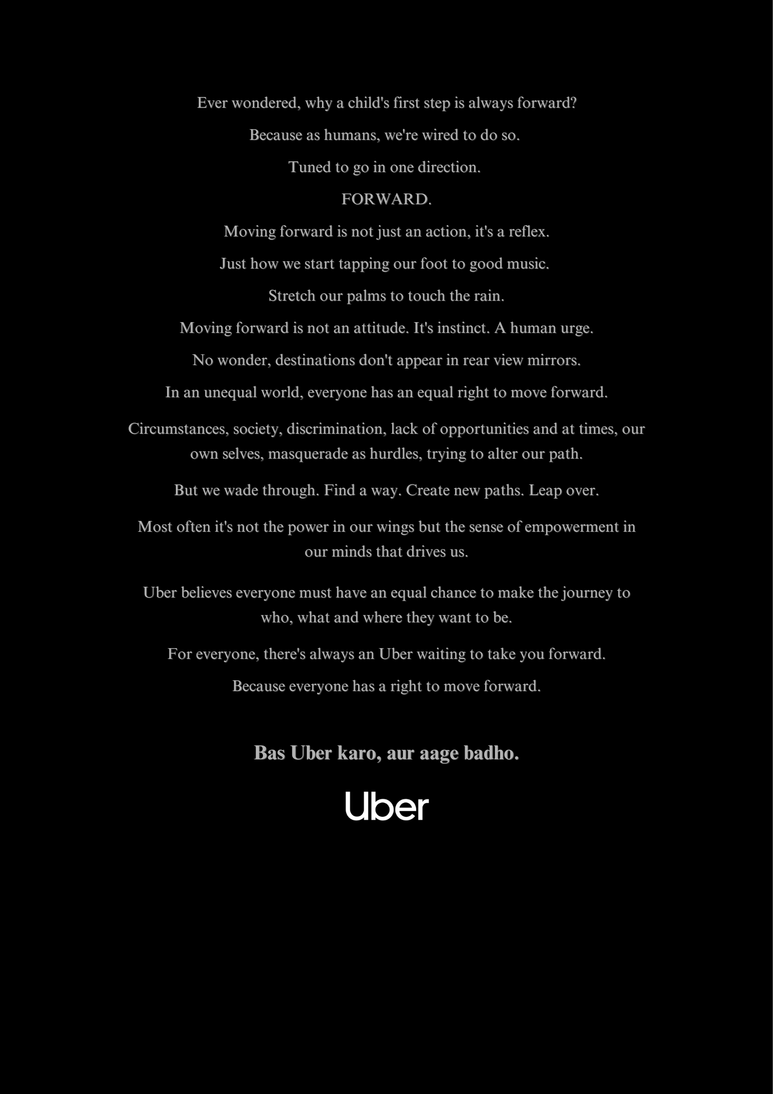 Uber Manifesto